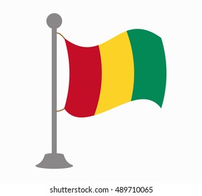 guinea flag mast
