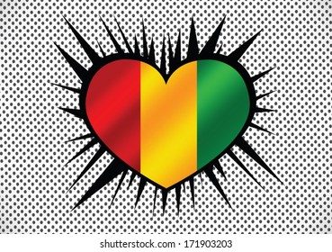 Guinea flag  themes idea design
