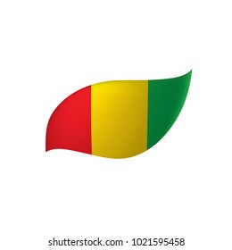guinea flag, vector illustration