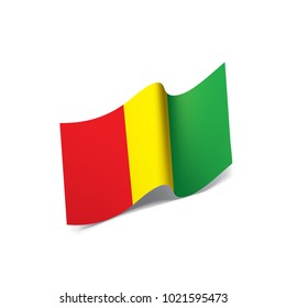 guinea flag, vector illustration