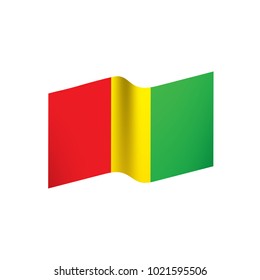 guinea flag, vector illustration