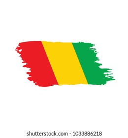 guinea flag, vector illustration