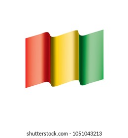 guinea flag, vector illustration