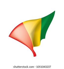 guinea flag, vector illustration