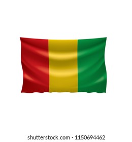 guinea flag, vector illustration