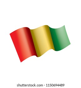 guinea flag, vector illustration