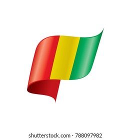 guinea flag, vector illustration