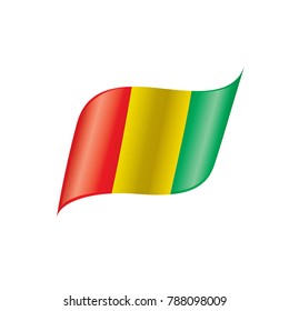 guinea flag, vector illustration