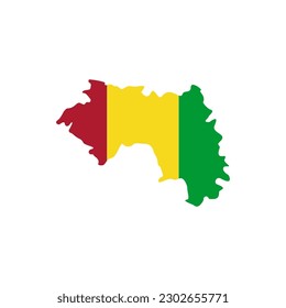 Guinea flags icon set, Guinea independence day icon set vector sign symbol