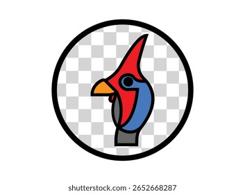 Guiné Aves conceito ícone de pássaro conjunto e marca moderna identidade logotipo modelo. vintage retro hipster guinea fowl logotipo vetor contorno silhueta arte ícone