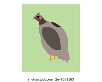 ícone de galinha da guiné ilustração vetorial de arte de linha. 