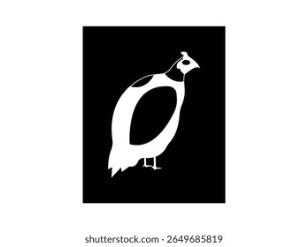 
ícone de galinha da guiné ilustração vetorial de arte de linha. 