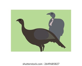 ícone de galinha da guiné ilustração vetorial de arte de linha. 