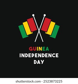 Guinea Independence Day. Flat design vector. Eps 10.