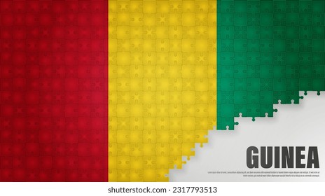 Fondo de la bandera de la sierra de Guinea. Elemento de impacto para el uso que desea hacer de él.