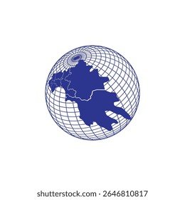 Guinea map icon, isolated vector illustration design