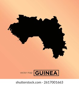 Guinea map. Vector map for any needs.
