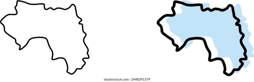 guinea map, guinea vector, guinea outline, guinea