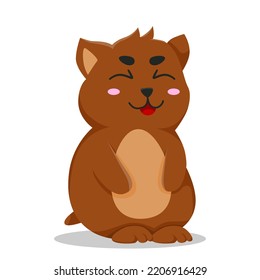 Guinea Pig Character Design Illustration