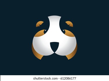 Guinea Pig Face Flat Design