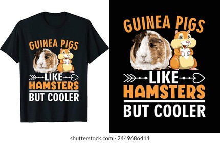 Guinea Pig T shirt design, Cute Guinea Pig, Guinea Pig Lover Tee, Guinea Pig Cartoon t Shirt design, animals t shirt design 