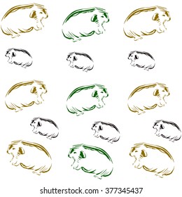 Guinea pig, vector,