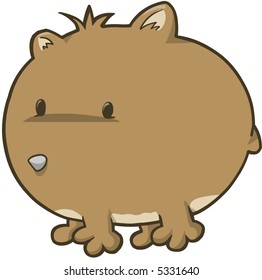 Guinea Pig Vector Illustration