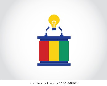 Guinea Podium Lack Of Idea Speech