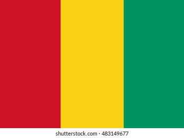 Guinea Vector Flag