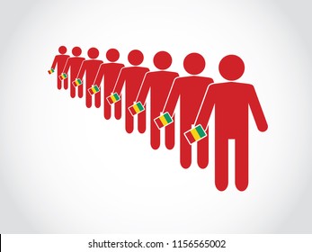 Guinea Voters Queue