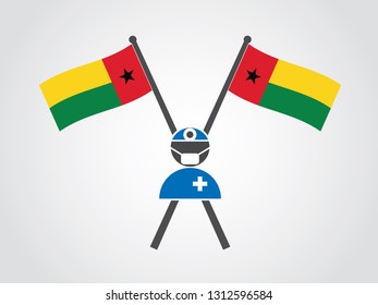 Guinea-Bissau Emblem Doctor Surgery