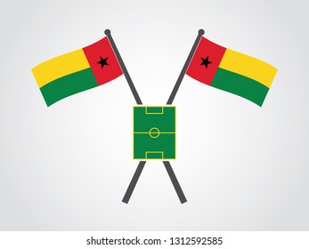 Guinea-Bissau Emblem Soccer