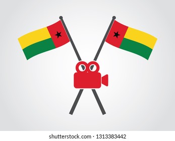 Guinea-Bissau Emblem Video Camera