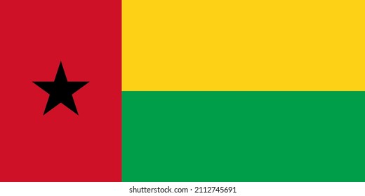 Guinea-Bissau official flag of country