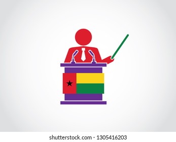 Guinea-Bissau Podium Teacher