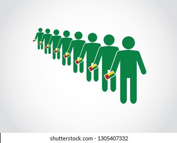 Guinea-Bissau Voter Queue