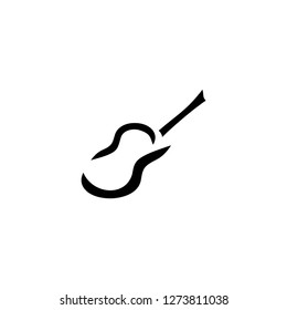 guitar abstract logo vector