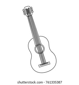 guitar acoustic icon image 