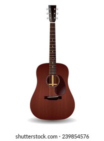 Guitar Acoustic Mahogany Dreadnought