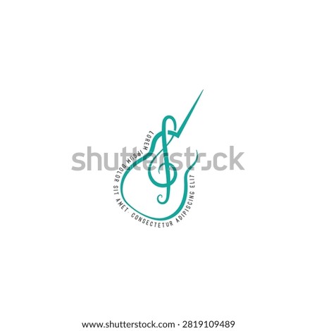 Guitar Acoustic Treble Clef Violin Musical Instrument For Music School Academy Recording Studio Entertainment Festival