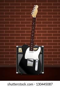 Guitar with Amp