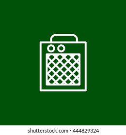 guitar amp line icon