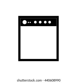 Guitar amplifier icon