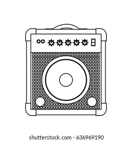 Guitar amplifier icon