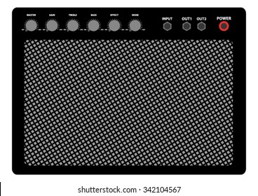 Guitar Amplifier Speaker Vector