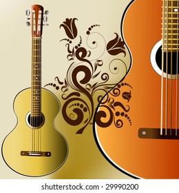 Guitar background