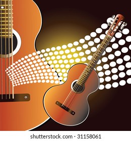 Guitar background