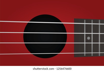 Guitar background. vector illustration