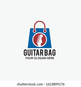 guitar bag  Vector Logo Design