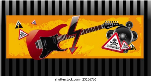 guitar banner